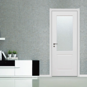 重庆套装门 带玻璃木门 实木卫生间门 半玻套装门 厨卫极简玻璃门