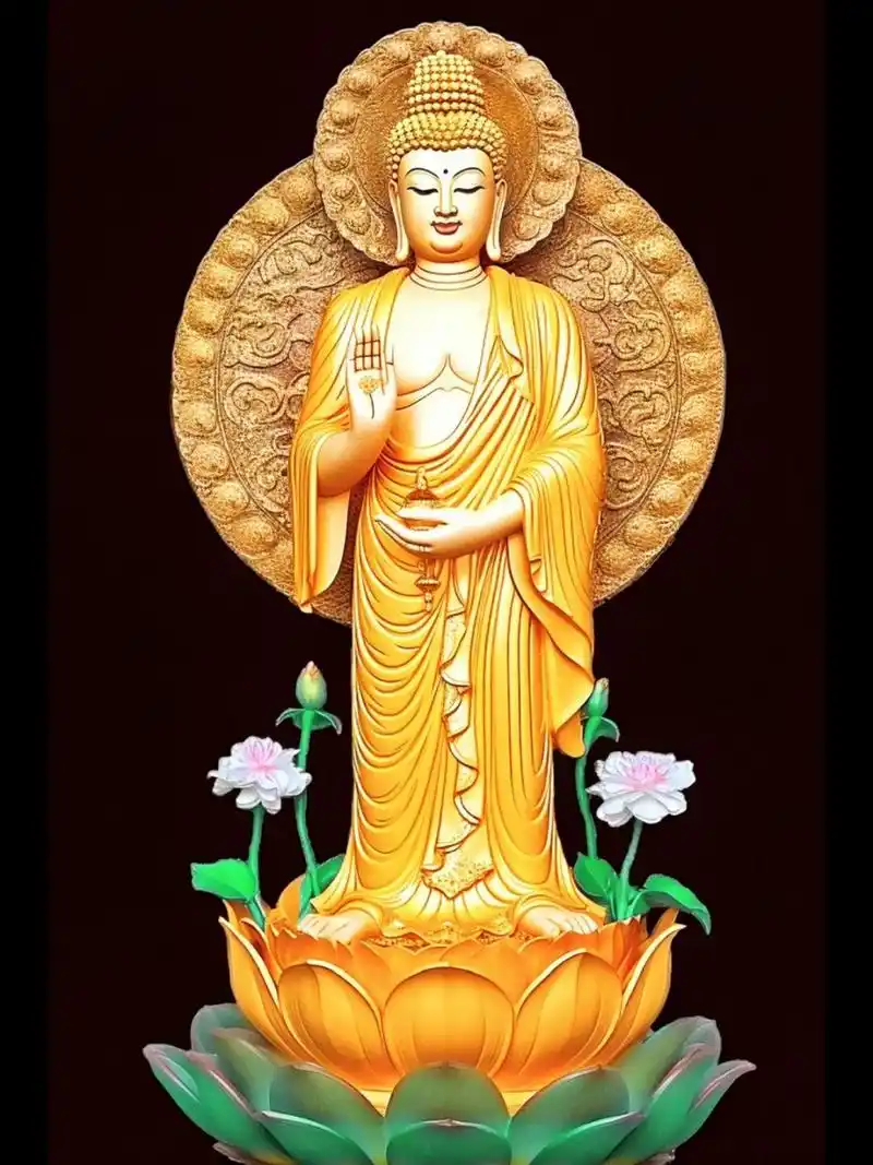 本命佛八大守护神系列 | 大日如莱 #画画的日常# 大日如莱是生肖"羊"