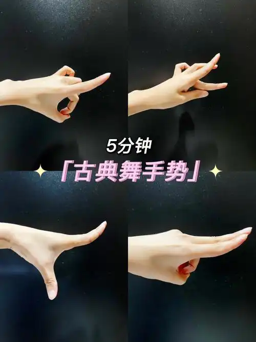 退役舞蹈老师的5分钟教学古典舞手势1