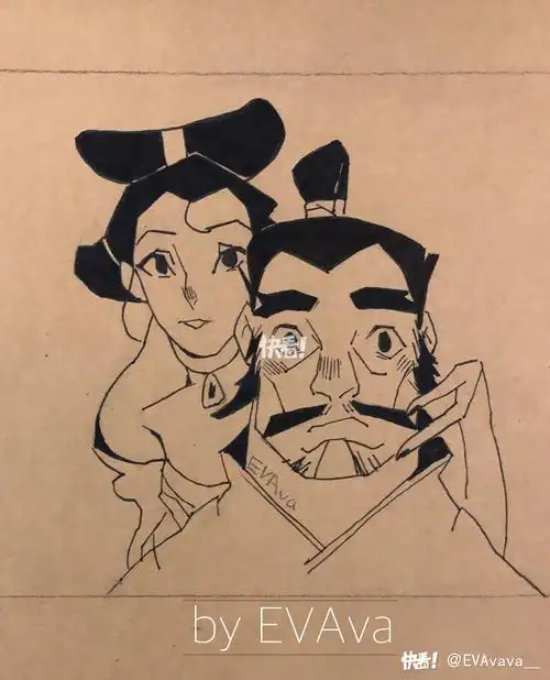 纣王 妲己(听说发第二次会火)_漫画图片_手绘_糖都没你甜_渣画勿喷