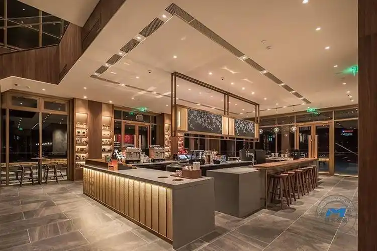 星巴克连锁咖啡店餐饮装修设计