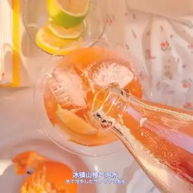 橙色系背景图ins头像