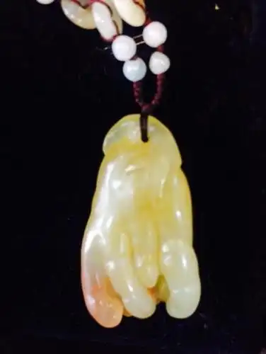 田黄石 佛手 重10.4g