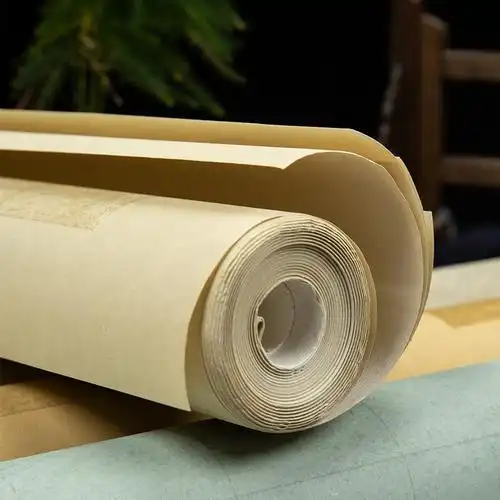 凤泉宣纸书法作品纸手工八尺整张正书拼接仿古做旧方格蜡染宣纸国展