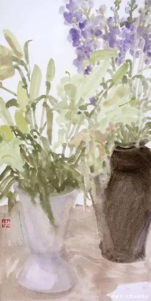 当代花鸟画|申卉芪的水墨静物,有意有韵!