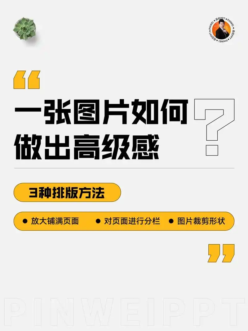 ppt一张图片如何做出高级感? 3种排版方法教会你 1.放大 - 抖音