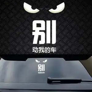 000人付款淘宝别动我的车 个性车贴 霸气车贴 网红车贴 车身 抖音