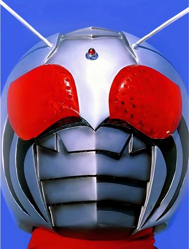 假面骑士超级一号头盔翻模玻璃钢