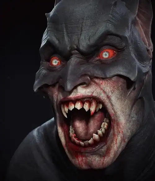 硬核高能专注于哥特式恐怖与深海生物的黑暗风雕刻大神romainpommier