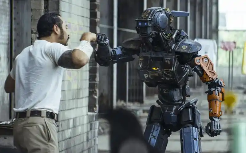 电影《超能查派》机器人主题电影海报电脑壁纸