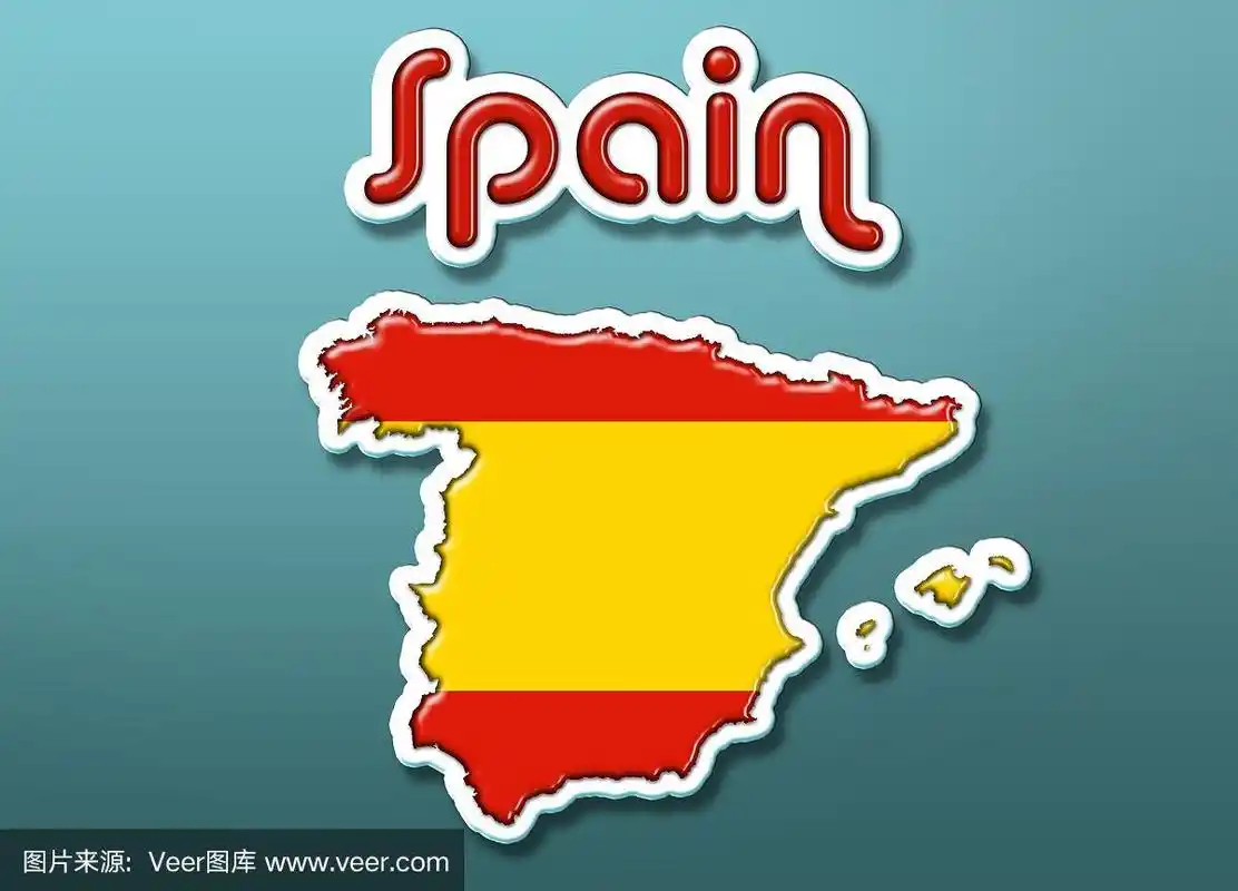 西班牙地图插图